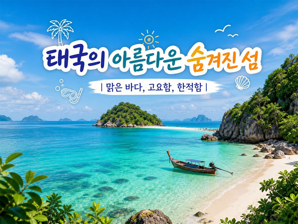 태국의 아름다운 숨겨진 섬